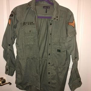 Kendall and Kylie army jacket